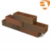 Кирпич облицовочный BRAER БАВАРСКАЯ КЛАДКА гладкий 0,7 NF