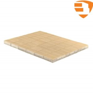Тротуарная плитка BRAER Прямоугольник, Песочный, h=60 мм