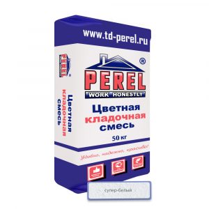 Супер-белая кладочная смесь Perel SL 0001 50 кг